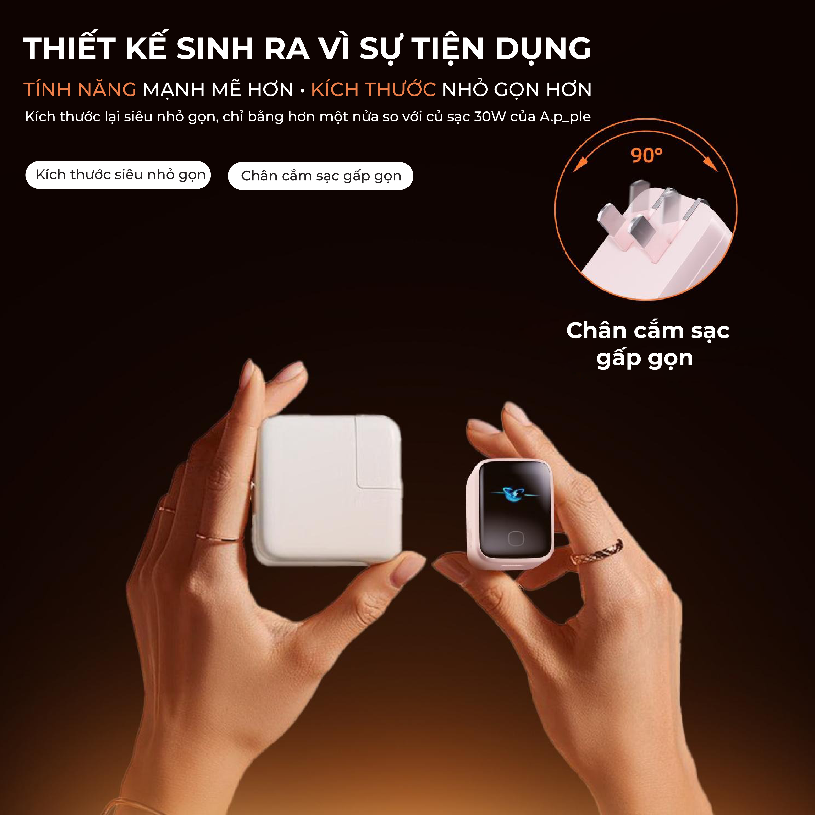 So sánh kích thước