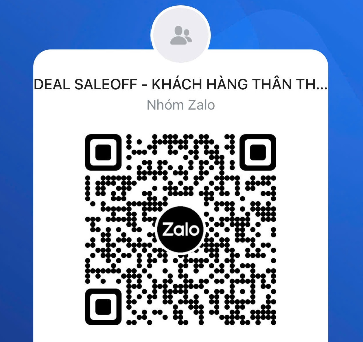 QR Zalo VIP Bonne